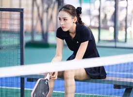 Á hậu Ngọc Hằng xuất hiện ấn tượng tại giải Pickleball Việt Nam 2025
