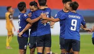 Campuchia tạo địa chấn phút 90+4, quật ngã Myanmar