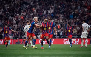 Raphinha rực sáng đưa Barcelona lên đỉnh Siêu cúp Tây Ban Nha 2026