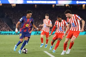 Yamal không thể giúp Barca tạo kỳ tích trước Atletico
