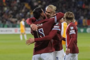 Erling Haaland gieo rắc kinh hoàng, Na Uy hủy diệt Moldova 11-1