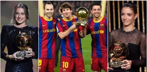 Barca viết tiếp lịch sử với loạt Quả Bóng Vàng