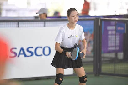 Dàn hoa hậu rực rỡ khuấy đảo sân đấu tại giải Pickleball Việt Nam 2025