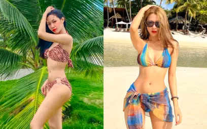 Vợ Đình Triệu đốt mắt fan với loạt ảnh bikini táo bạo