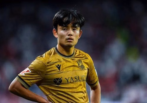 Phong độ tụt dốc của Take Kubo khiến Real Sociedad lao đao