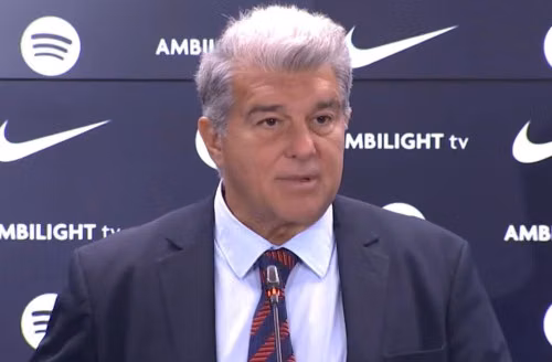 Joan Laporta chỉ trích trọng tài UEFA sau trận thua Inter Milan