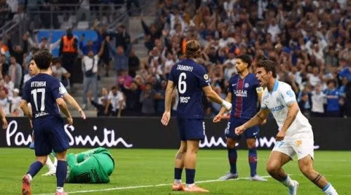 PSG bại trận trước Marseille