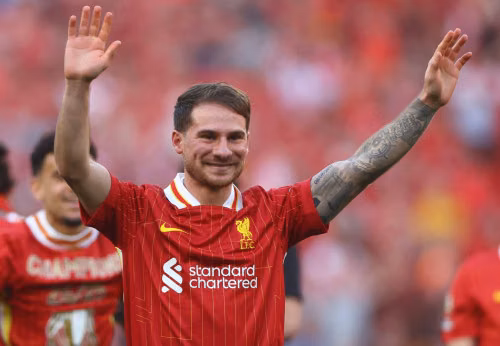 Mac Allister của Liverpool coi bàn thắng tại Ngoại hạng Anh là đỉnh cao sự nghiệp