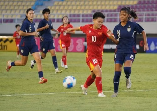 Chiều nay, U16 nữ Việt Nam tranh huy chương đồng với Indonesia