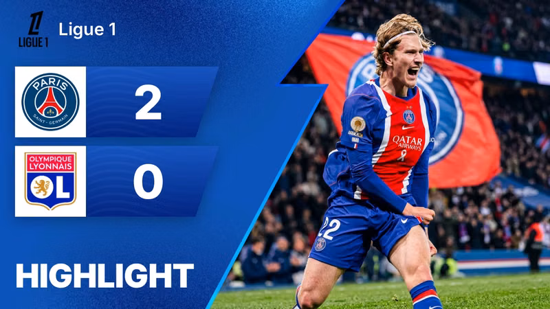 Xem lại | PSG 2 - 0 Lyon | Ligue 1 2026/2027